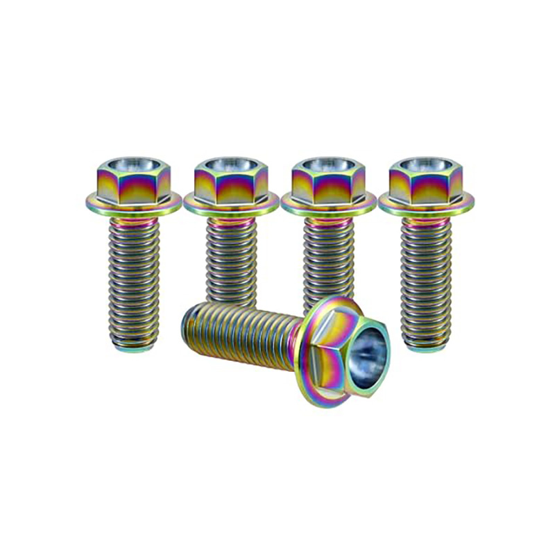 China Titanium Flanged Concave Hex Head Bolts | CNC Grade 5 Manufacturer, Factory