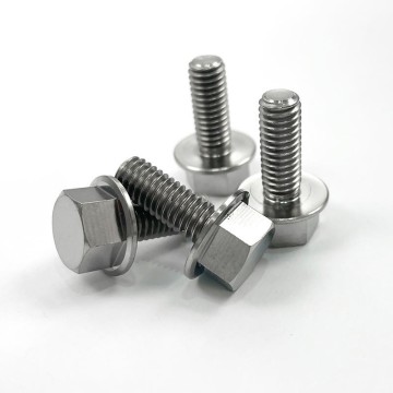 Grade 5 Titanium Flanged Hex Head Bolt
