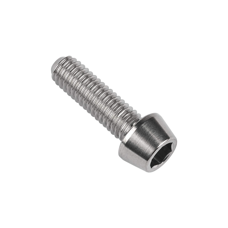 boulon à tête conique en titane - usinage CNC - 03