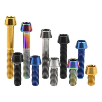 Grade 5 Titanium Tapered Head Bolt for Motorcycles & Bicycles