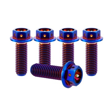 Race Spec Titanium Hex Flange Bolt for Motorcycle Racing