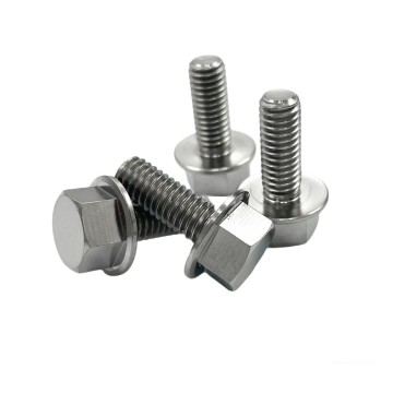 Gr5 Titanium Flanged Hex Head Bolts for Performance Vehicles & Industrial Use