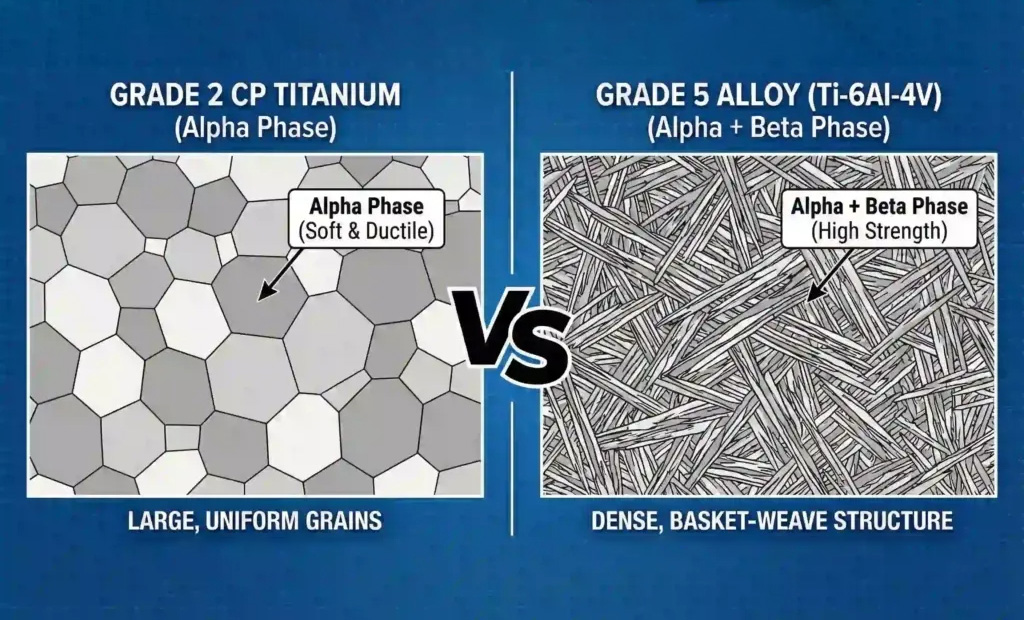 microstructure du titane de grade 2 par rapport au grade 5.jpg