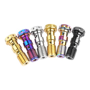 Grade 5 Titanium Double Banjo Bolt