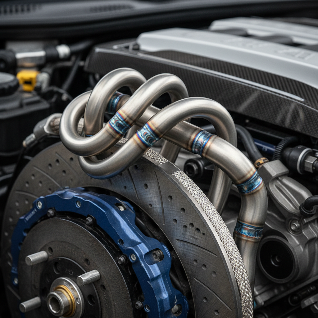 Weldable Titanium Pipe For Performance Brake Systems
