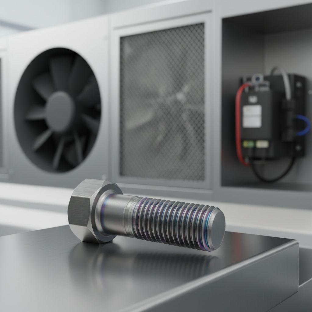 Titanium Hex Bolt For High-Speed Rail Ventilation