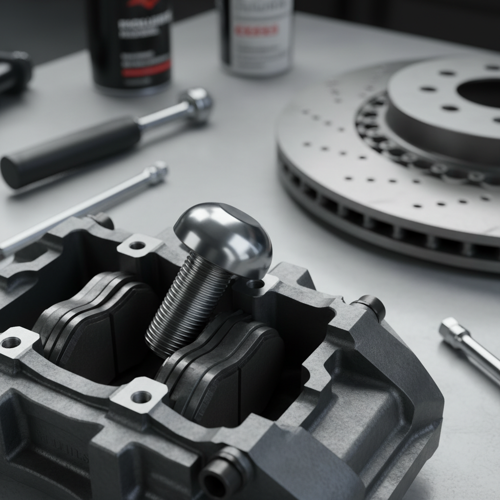 Titanium Dome Head Bolt For Performance Brake Systems