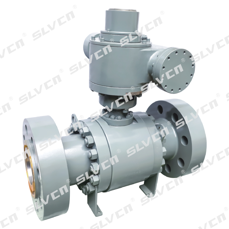 High-Pressure Metal Seated DBB Trunnion Mounted Electric Actuated Ball Valve