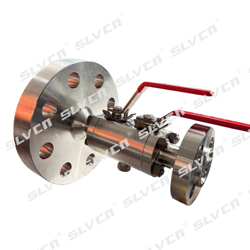 Reducing Flanged Twin Ball Double Block and Bleed Valve