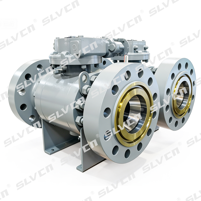 Forged Steel Metal Seated Trunnion-Mounted DBB Ball Valve