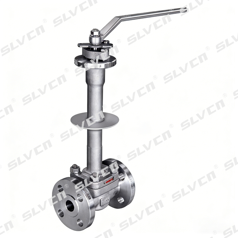 Cryogenic Top Entry Floating Ball Valve with Extended Stem