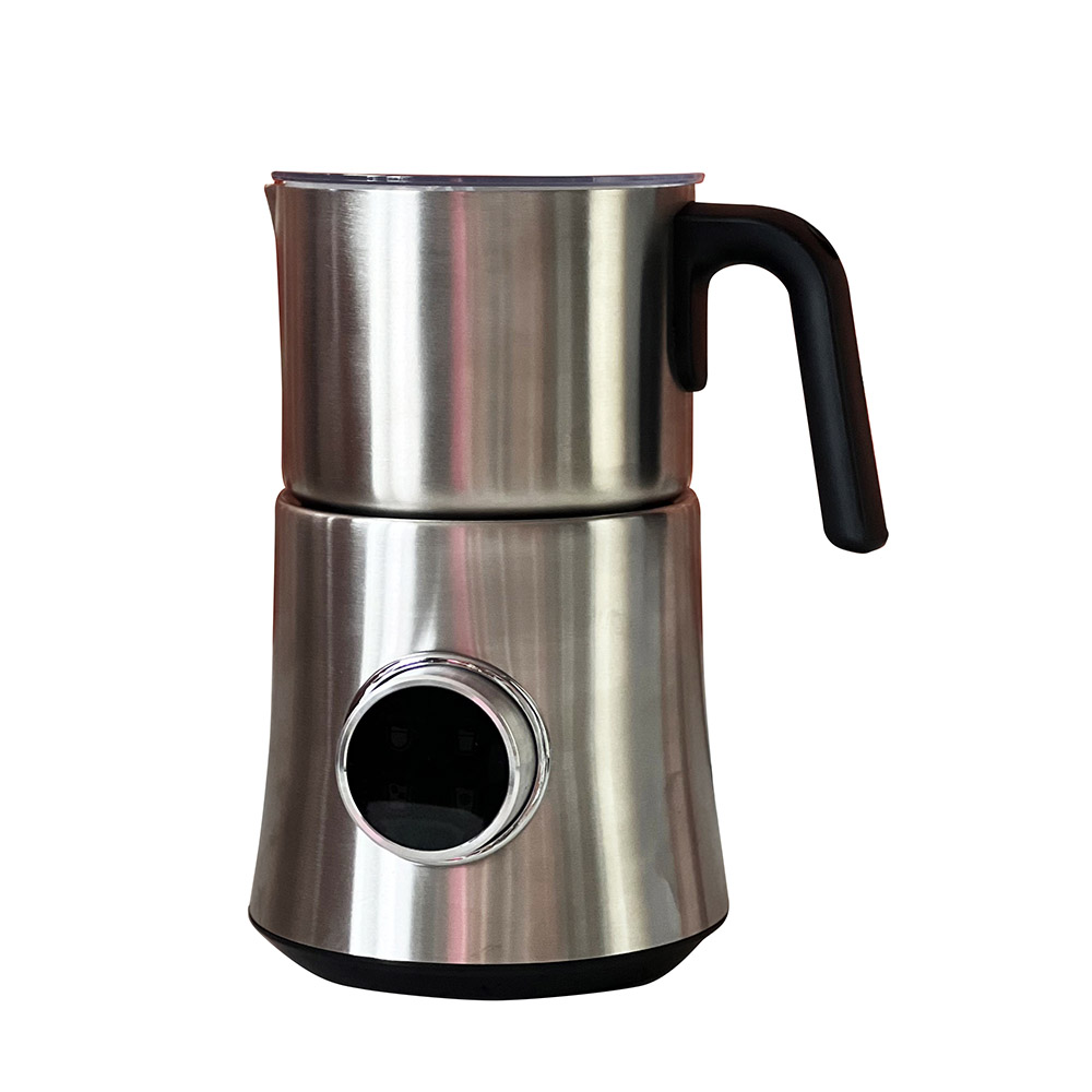 5-in-1 Large Capacity Electric Milk Frother with LCD Display – 900ml Stainless Steel Jug MF06S