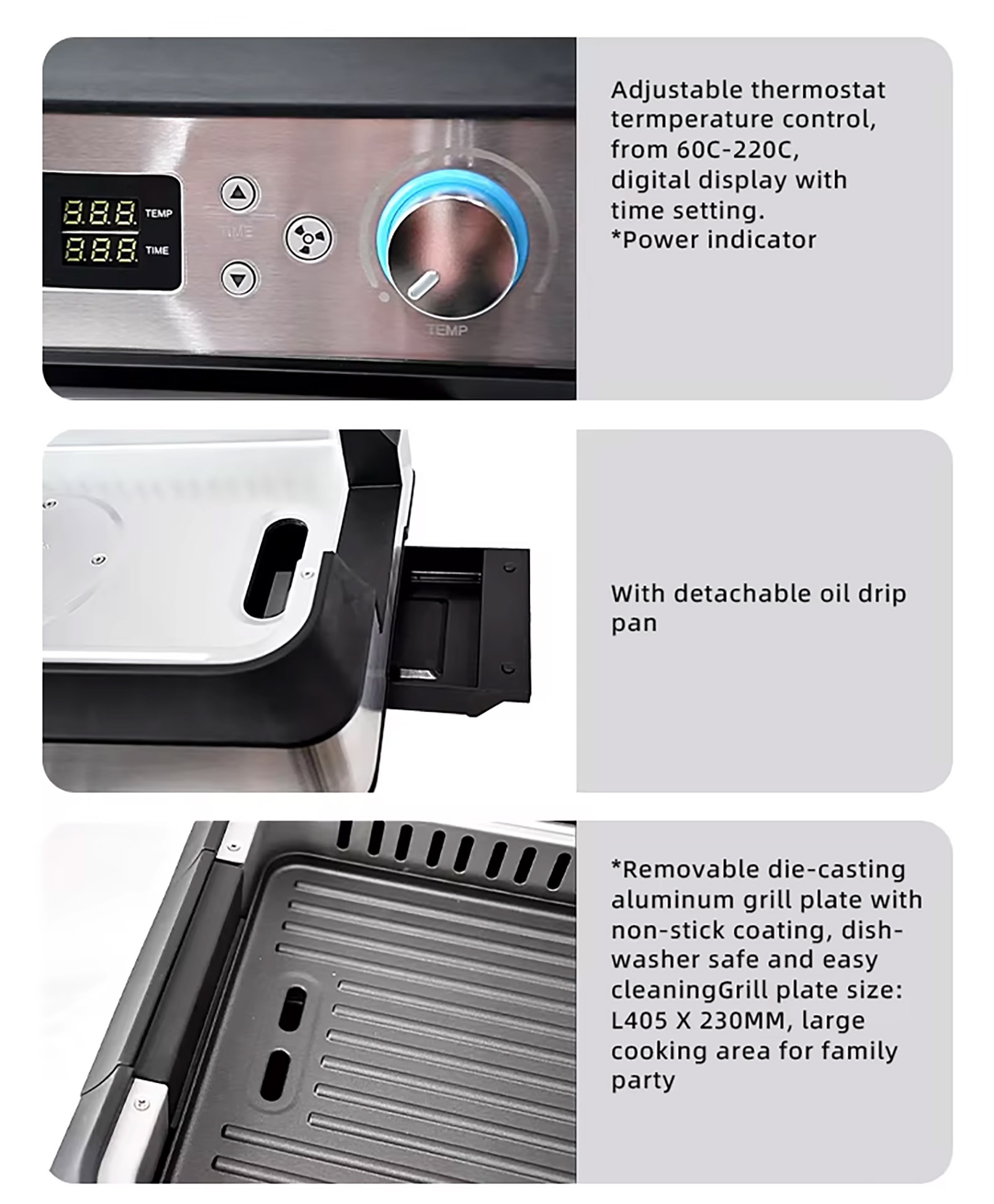 5-in-1 Electric Milk Frother with Stainless Steel Detachable Jug – Model JMF988 (3)
