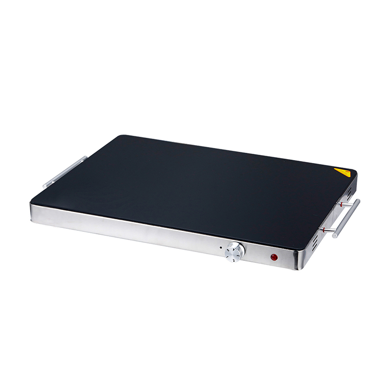 Tempered Glass Food Warming Tray with Adjustable Temperature Control – Model ES-5001