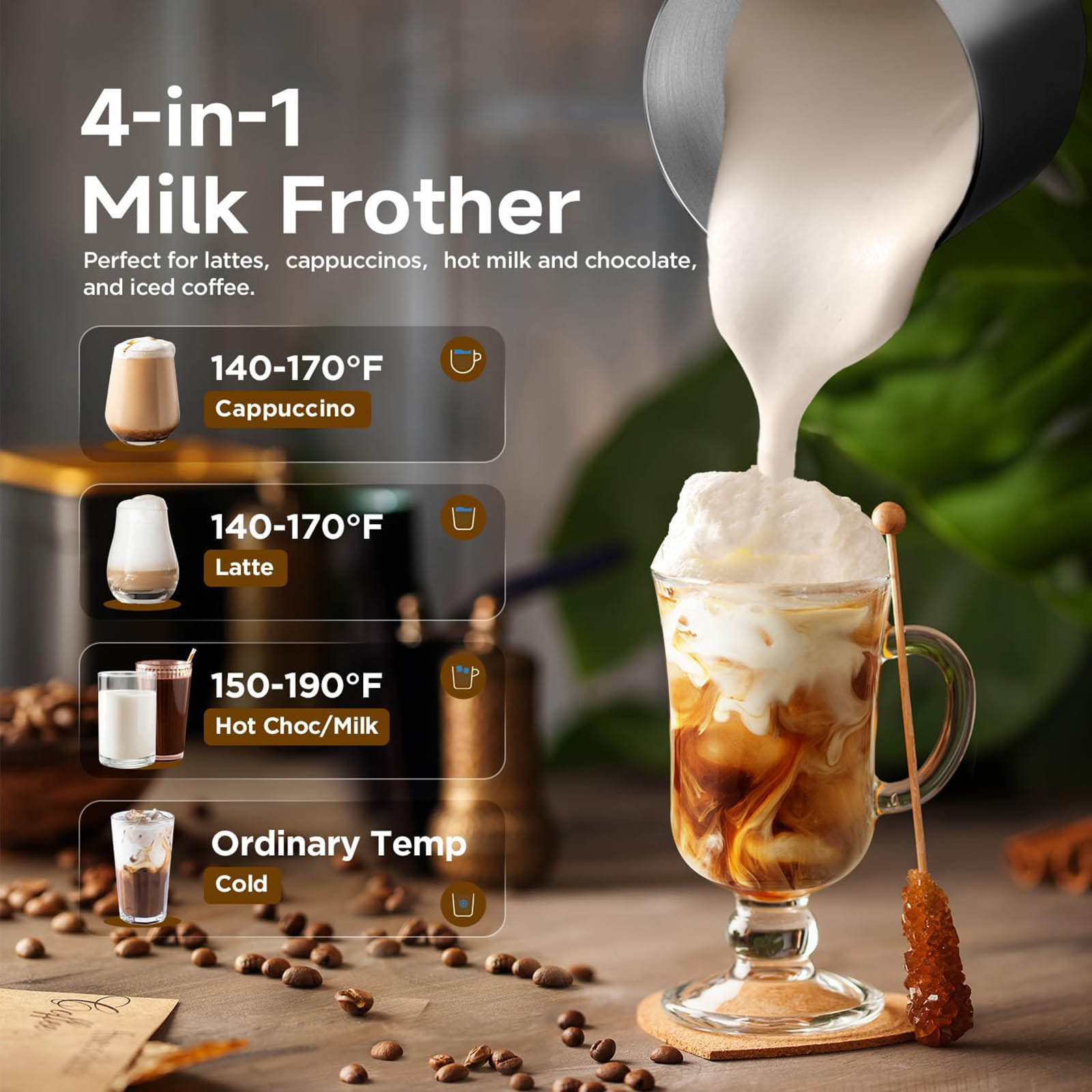 JMF988 Electric Milk Frother