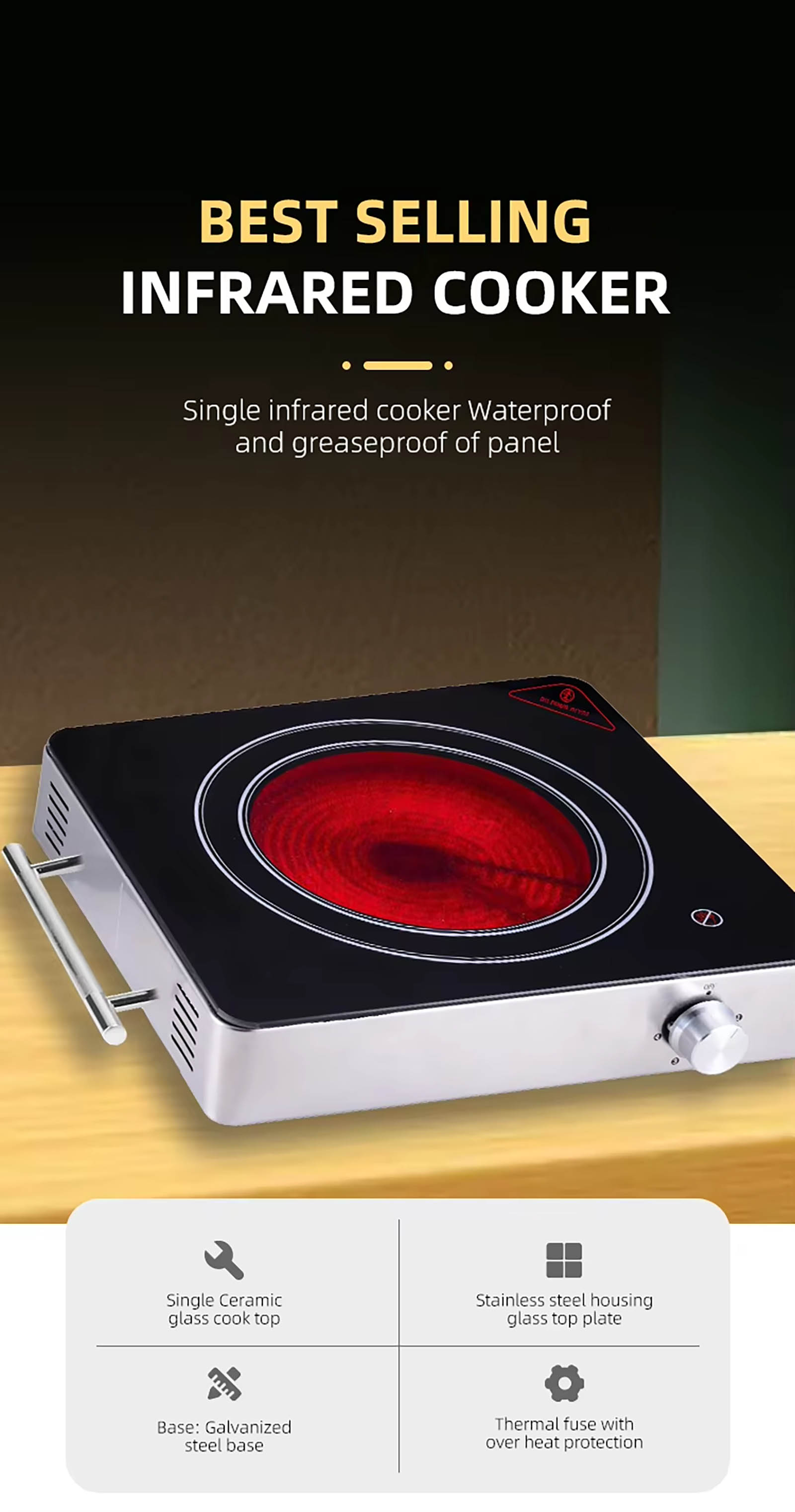 Single Infrared Cooker (1)