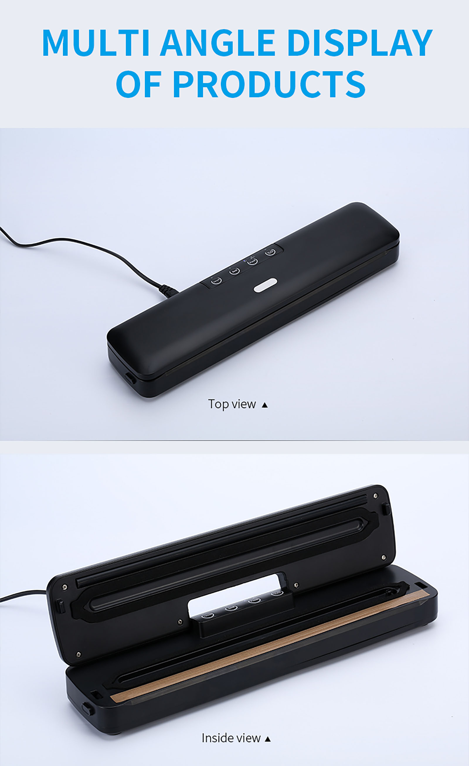 V9 Household & Commercial-Grade Vacuum Sealer – DryMoist Mode, -55 to -60 kPa Suction Power (6)