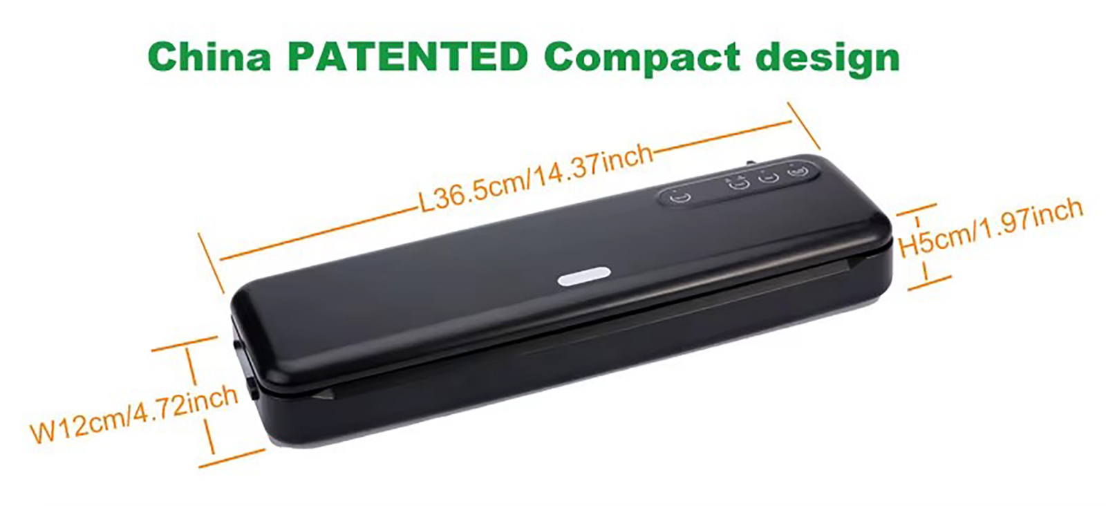 Vacuum Sealer -60kPa Suction Dry & Moist 30cm Double-Sealing Automatic Operation V7C (4)