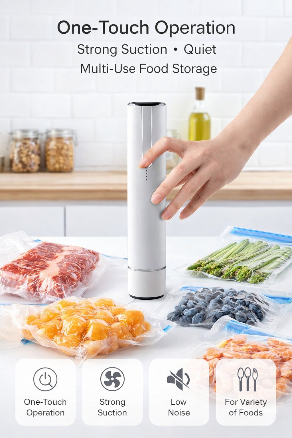 Holiday Tips / Travel Storage / Food Preservation |Handheld Vacuum Sealer Is A Good...