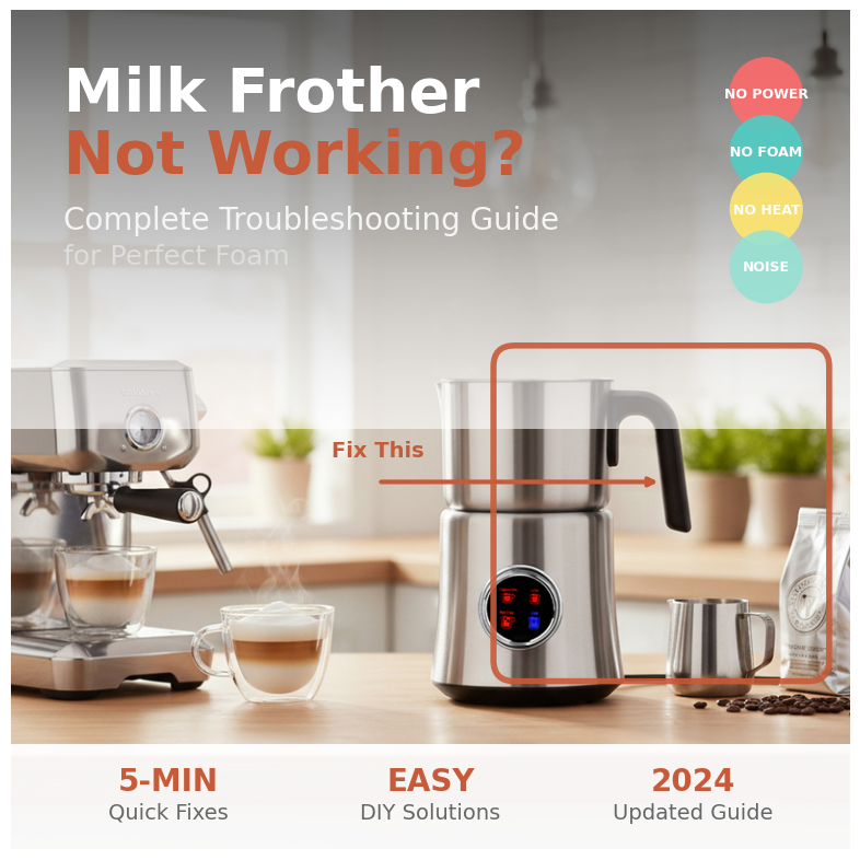 A Clear Guide to Fixing Common Milk Frother Problems