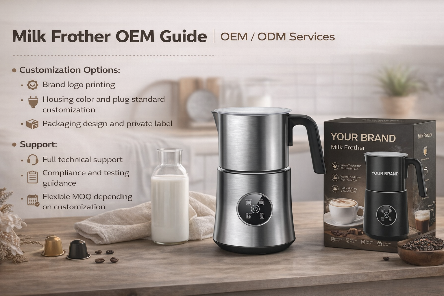 Milk frother OEM Guide