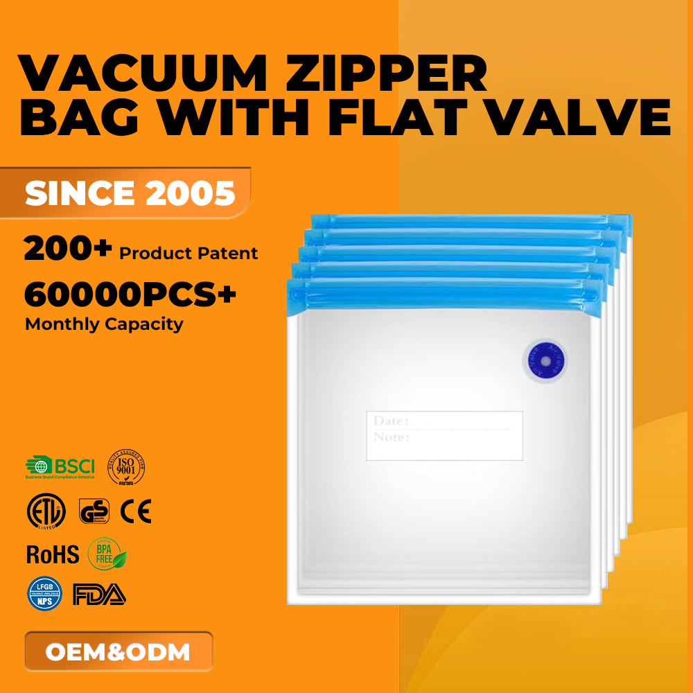 BPA Free Vacuum Sealer Bags & Rolls for Food Storage | Microwave & Dishwasher Safe OEM Packaging Supplier| PE+PA6