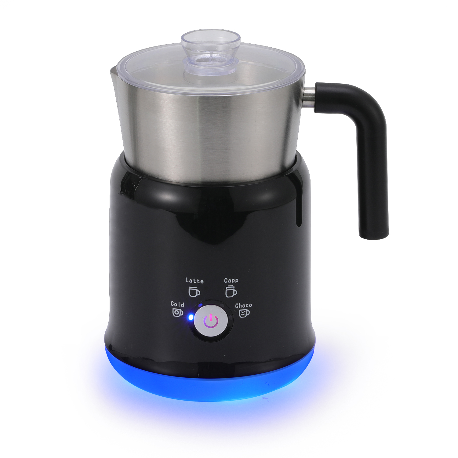 Magnetic Milk Frother | 4-in-1 Automatic Hot & Cold Milk Frother & Hot Chocolate Maker for OEM Brands|M1PS