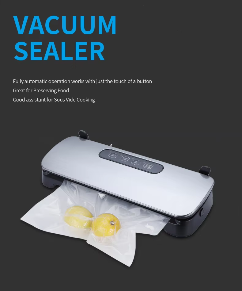 The V7 features dry & moist modes, dual sealing lines, and adjustable vacuum settings for different food types