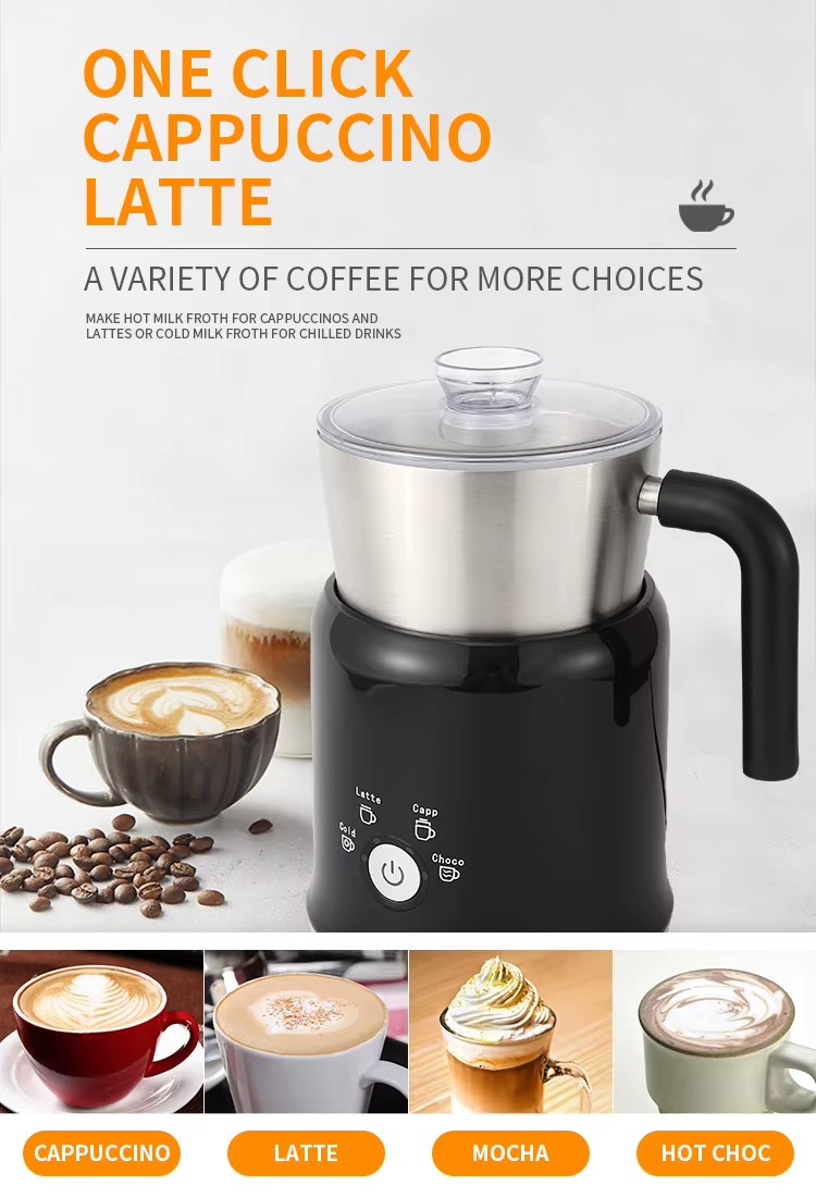 hot and cold milk frother