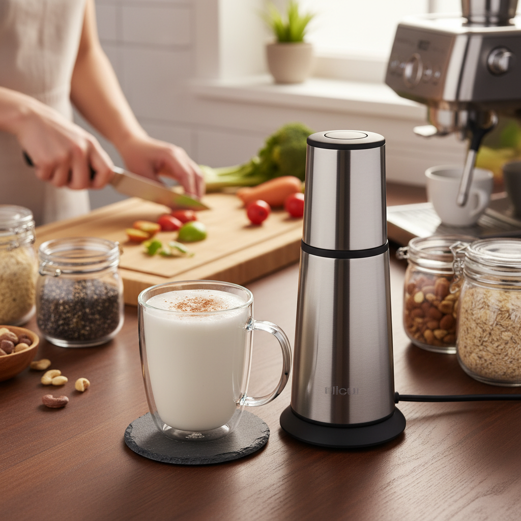 Electric Frother For Home Meal Prep Enthusiasts