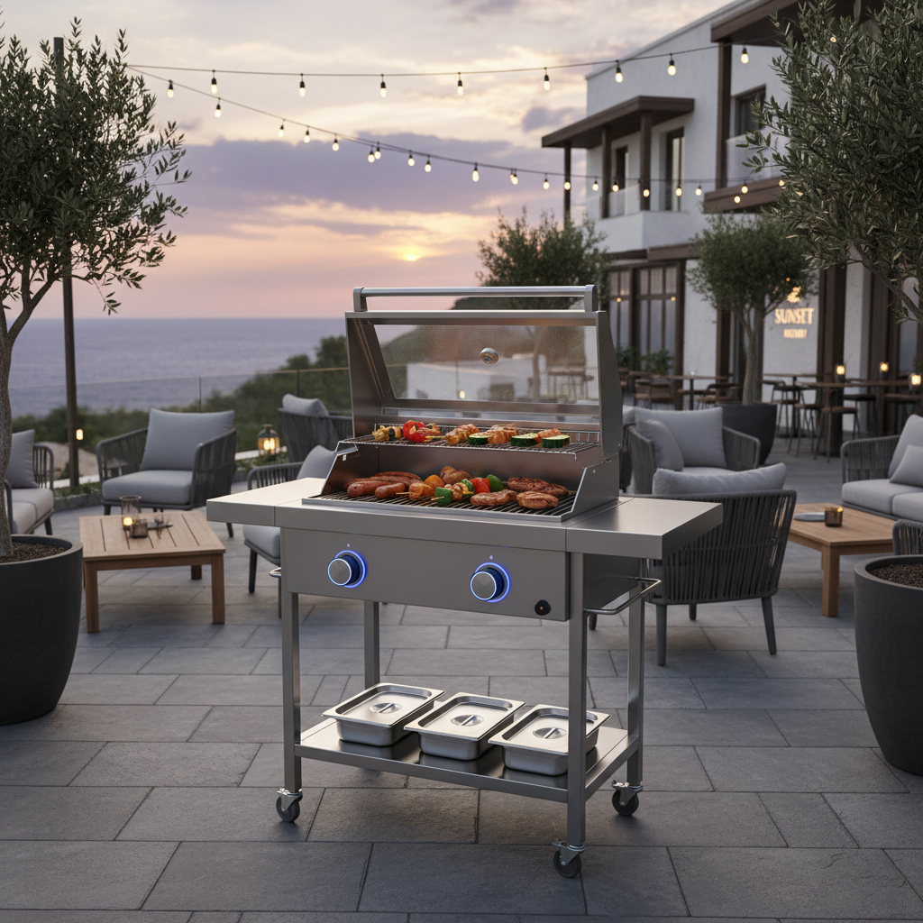 Electric Barbecue Grill For Hotels And B&Bs