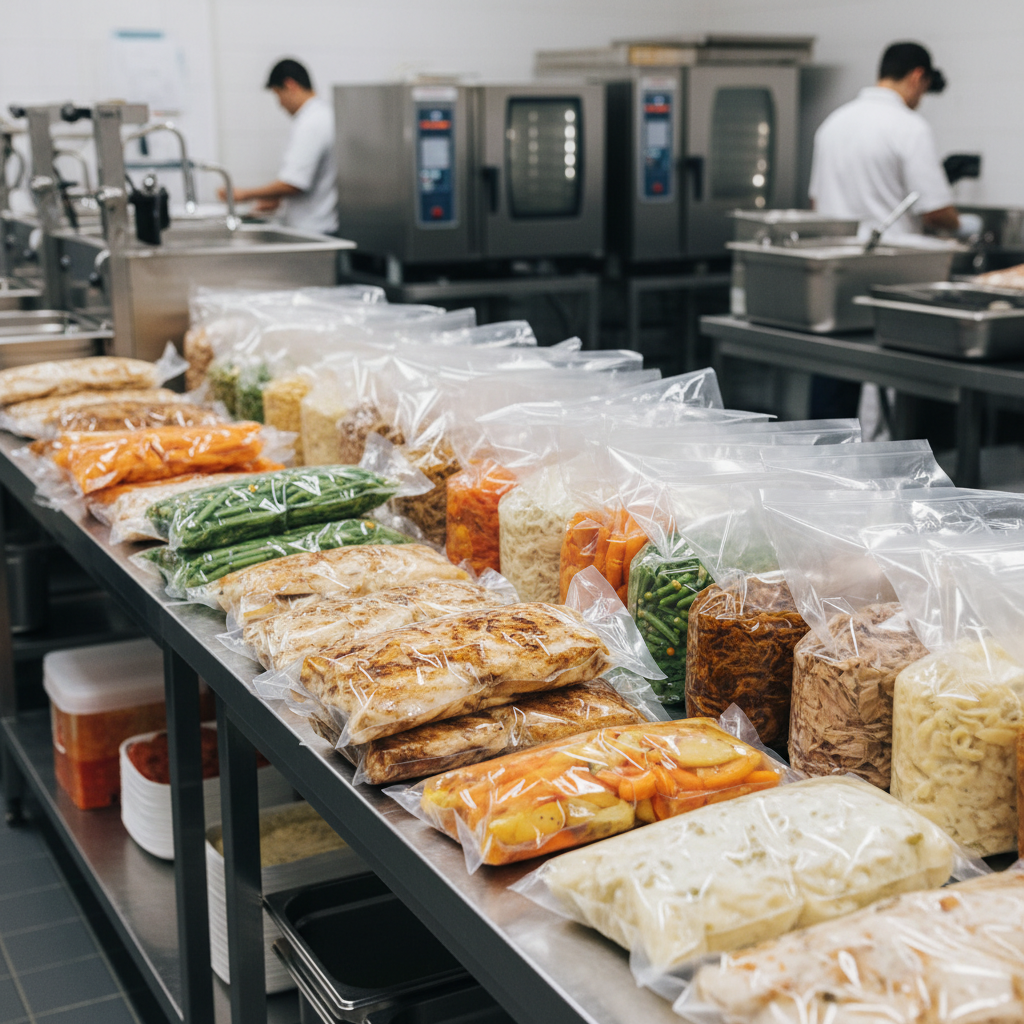 Food Vacuum Bags For Catering And Buffet Services