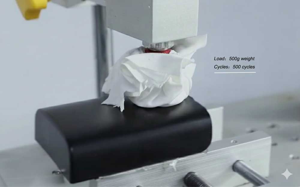 Alcohol-rubber-friction-test
