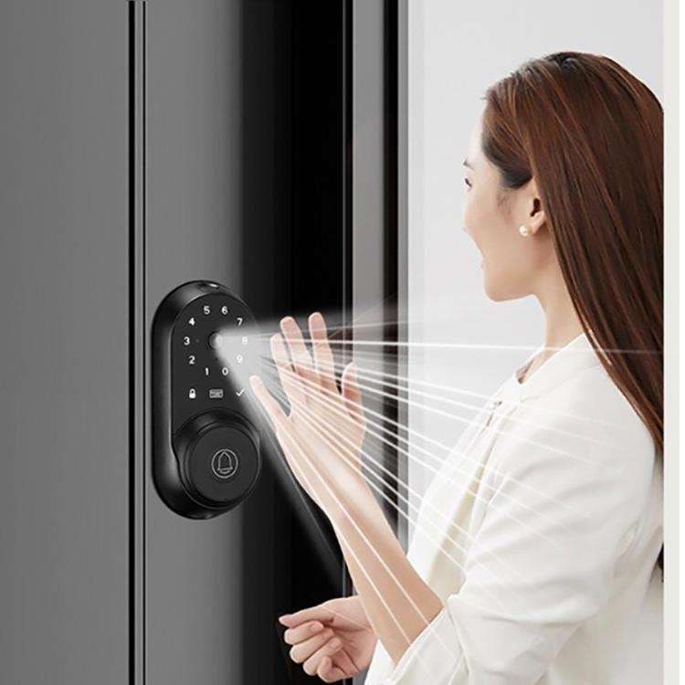带视频门铃的 WIFI 智能门锁,支持 Google Home、Alexa 和涂鸦智能 FM880 (4).jpg