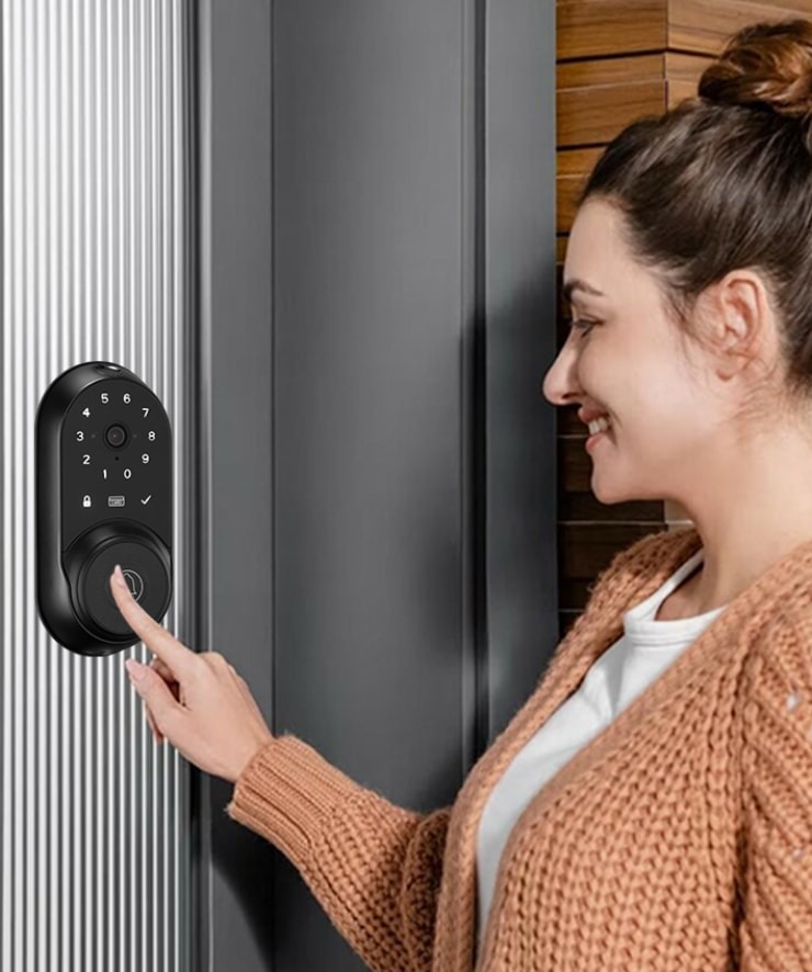 带视频门铃的 WIFI 智能门锁,支持 Google Home、Alexa 和涂鸦智能 FM880 (5).jpg