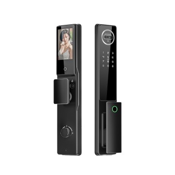 China Factory Suppliers Face Recognition Smart Door Lock with Video Intercom and Tuya WiFi Connectivity