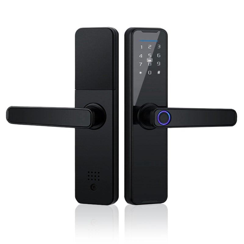Front door smart Locks made of aluminum alloy compatible with multiple mortise types