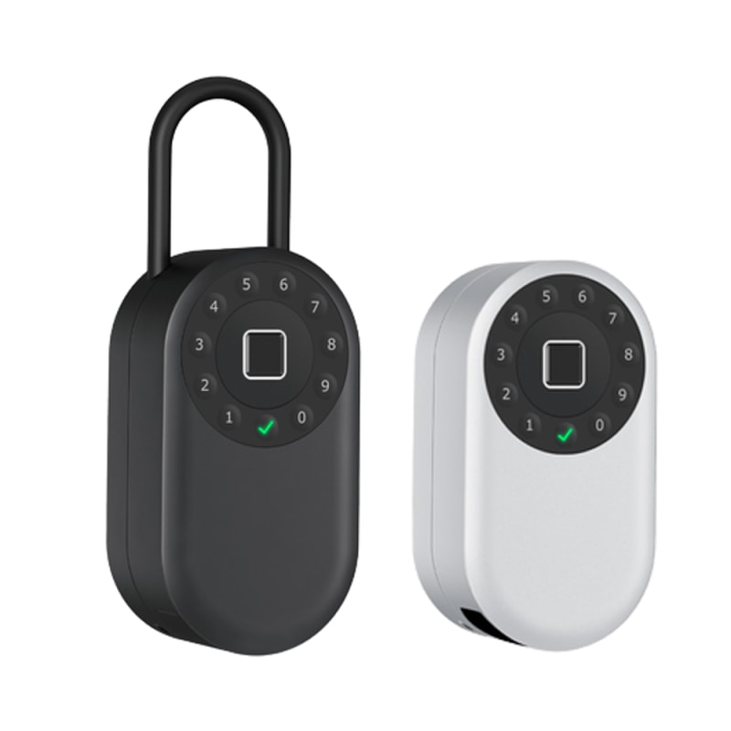 Keyless lock box with physical keypad and TTlock app waterproof for outdoor key storage