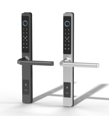 Smart Lock for Aluminum Door Featuring 30mm Ultra Narrow Profile, Fingerprint Access and IP65 Waterproof FM231