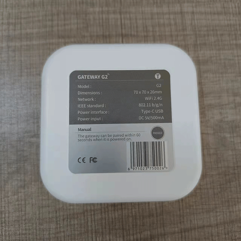 TTlock G2 gateway connects your bluetooth smart lock to wifi for remote access and real time activity logs (2).gif