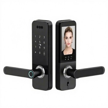 3D Face Recognition Smart Door Lock with 2MP Video Doorbell and Built-in WiFi FMP012