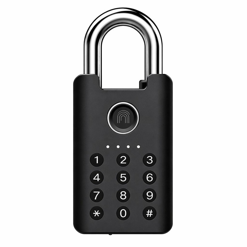 Heavy Duty Fingerprint Smart Padlock with Password Keypad IP65 Waterproof FMP005