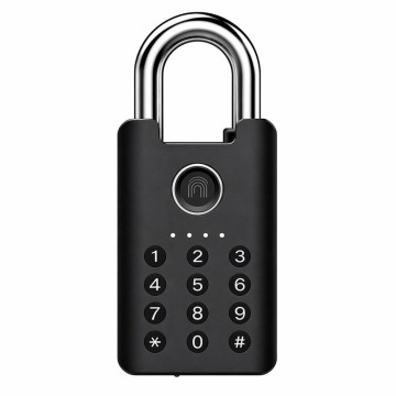 Heavy Duty Fingerprint Smart Padlock with Password Keypad IP65 Waterproof FMP005