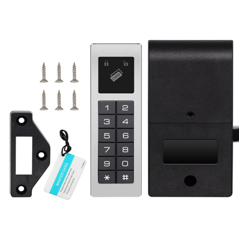 ล็อคตู้แบบ RFID และรหัสผ่านอัจฉริยะ พร้อมแบตเตอรี่ 5000mAh และกันน้ำระดับ IP66 รุ่น FMP810