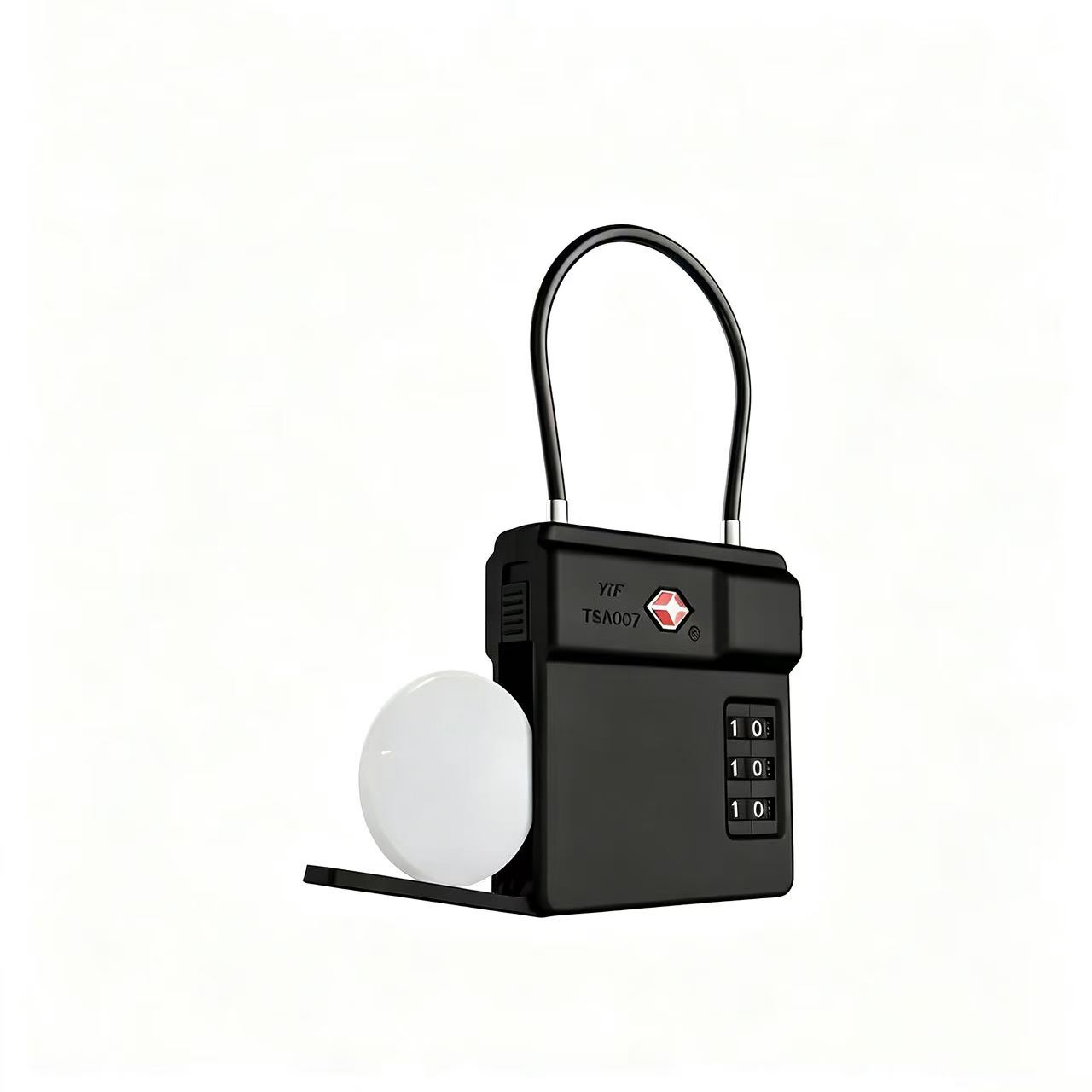 Smart TSA Approved Cable Lock with Integrated Airtag Tracking for iOS and Android FMA002