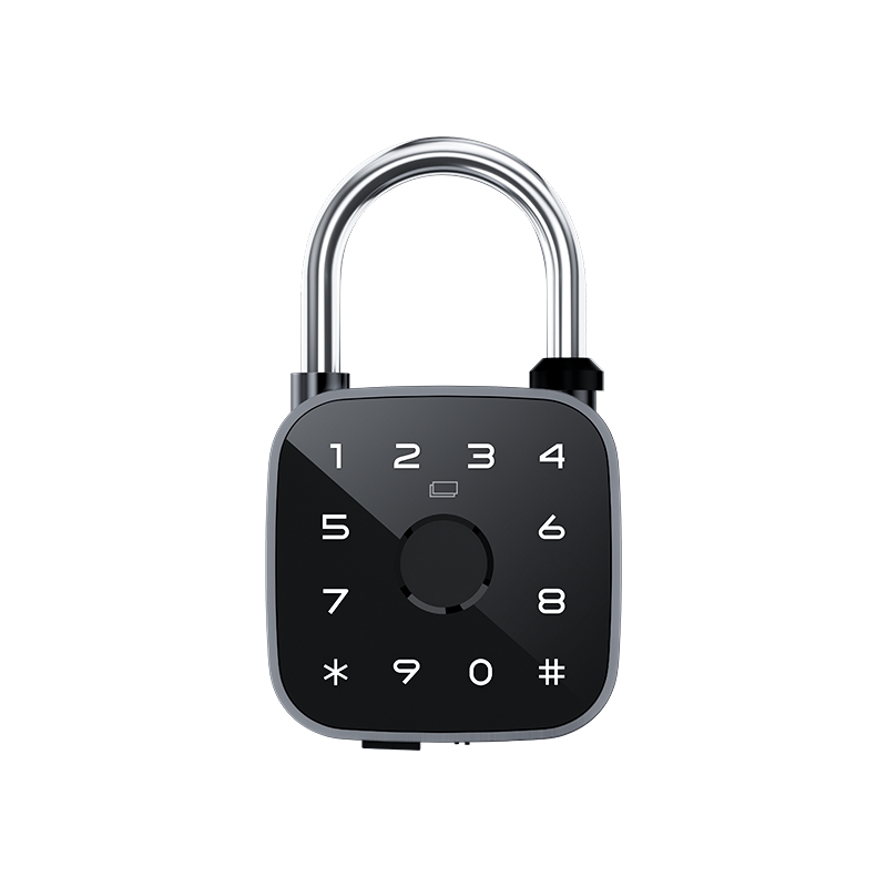 Smart Biometric Padlock with Scramble-Code Keypad and Tuya App Control FMP009