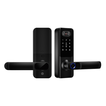 Facial Recognition Smart Lever Lock with 2MP Video Doorbell and IP66 Waterproof Tuya WiFi FM-Z86