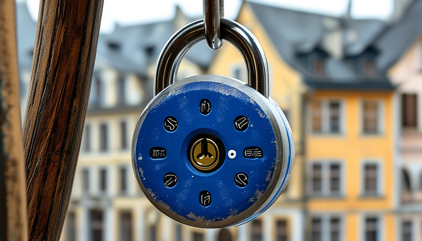 Bluetooth Padlock For European Historical Building Renovation Projects