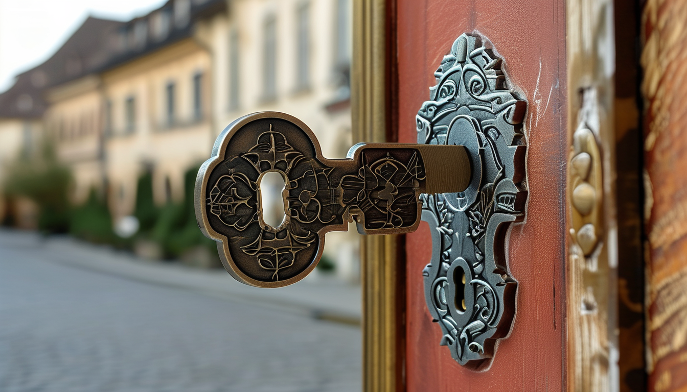 Key Fob Door Lock For European Historical Building Renovation Projects