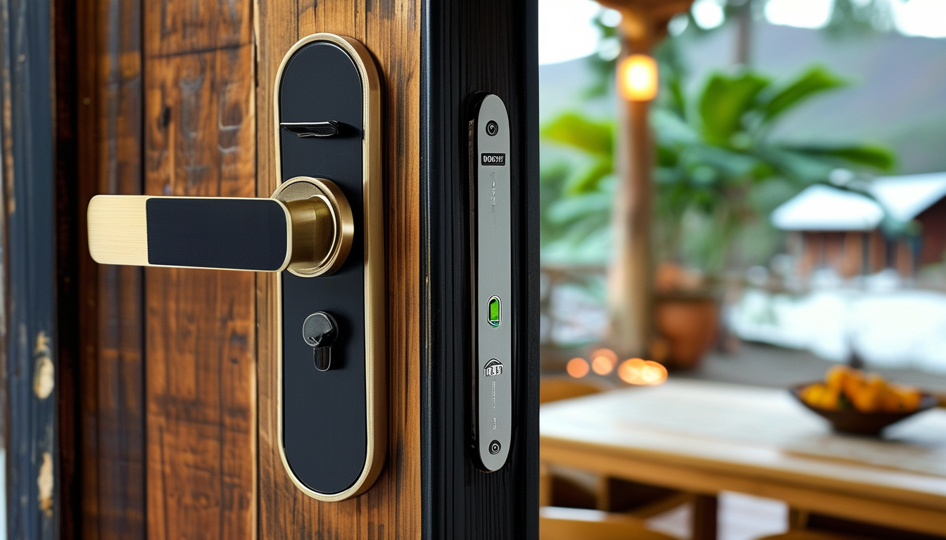 Digital Gate Lock For Decentralized Vacation Rental And Airbnb Property Management